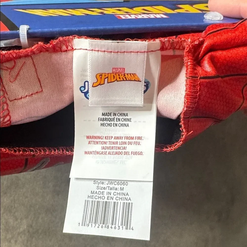 Kids Marvel Spider-Man Padded Costume Halloween Size M (8) NWT